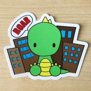 Godzilla Roar 3in Vinyl Sticker - Etsy