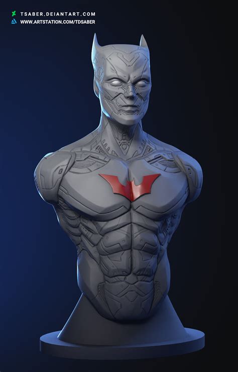 Taregh Saber - Batman Beyond - 3d Bust Model