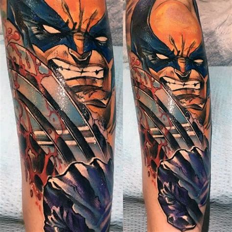 90 Wolverine Tattoo Designs For Men - X-Men Ink Ideas