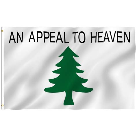 Shop Online Now AN APPEAL TO HEAVEN Flag 3x5 ft Realistic Pine Tree American Revolution Liberty ...