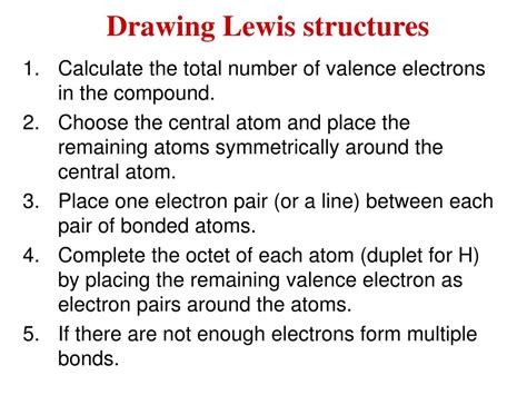 Draw The Lewis Structure