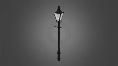 Old English Street Lamp (.obj) - Download Free 3D model by rhcreations [6341be2] - Sketchfab