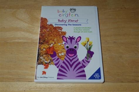 Disney Baby Einstein Baby Monet Discovering Seasons (DVD, 2005) Age 6 mos & Up | eBay