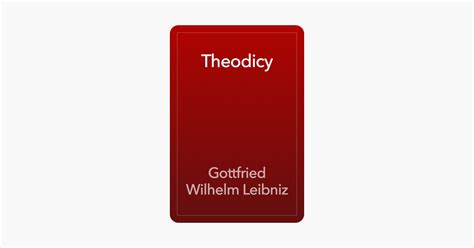 ‎Theodicy on Apple Books