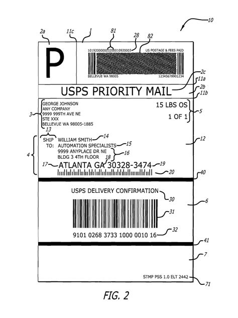 Usps Shipping Label Template | printable label templates