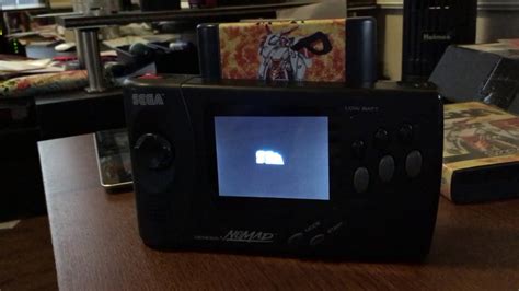 Sega nomad with LCD screen modification - YouTube