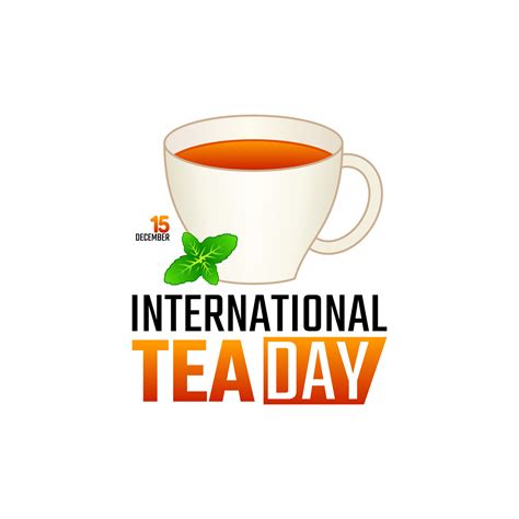 vector graphic of international tea day good for international tea day ...