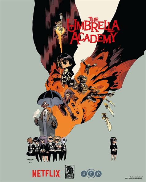 The Umbrella Academy Comic Style Poster : r/UmbrellaAcademy