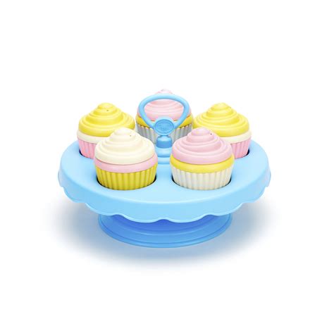 Green Toys 5 Cupcakes Play Set, 100% Recycled Plastic, for Unisex Child Ages 2+ - Walmart.com