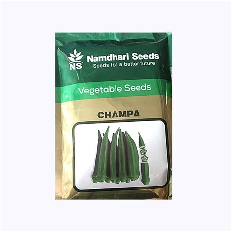 Namdhari Champa Bhindi (Okra) Seeds | F1 Hybrid | Buy Online at Best ...