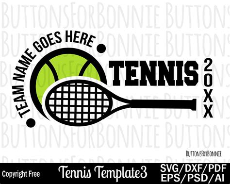 Tennis team svg template tennis mom svg tennis shirt svg | Etsy in 2021 | Tennis shirts, Tennis ...