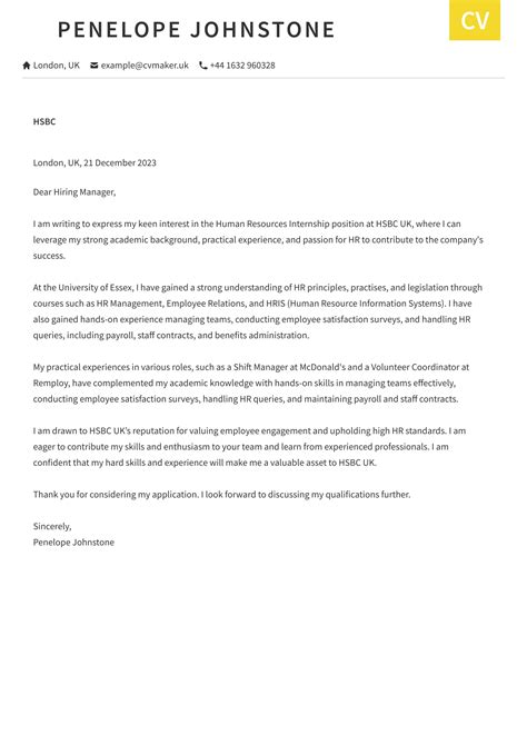 Student Cover Letter Template - Infoupdate.org