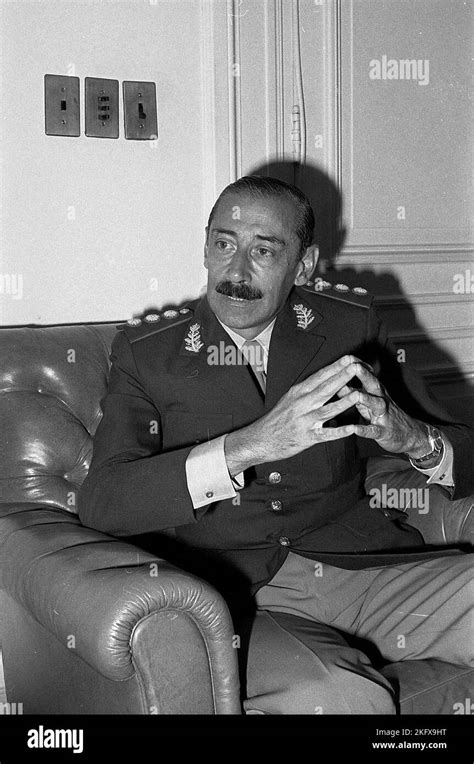 Jorge Rafael Videla, Argentine, military, general, military junta ...