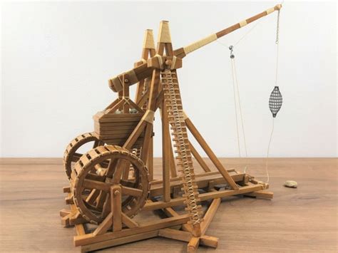 Trebuchet DIY Kit or Finished Model Desktop Replica More - Etsy