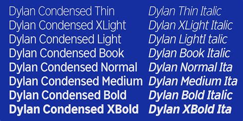 Dylan Condensed Font