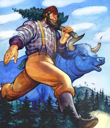 Legend and folklore: Paul Bunyan and his big blue ox | English Language ...