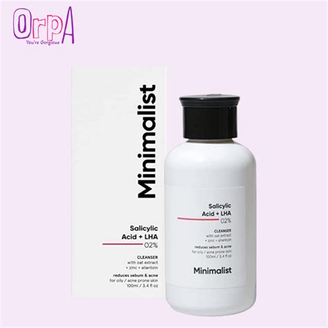 Minimalist 2% Salicylic Acid Face Wash 100ml - Orpa