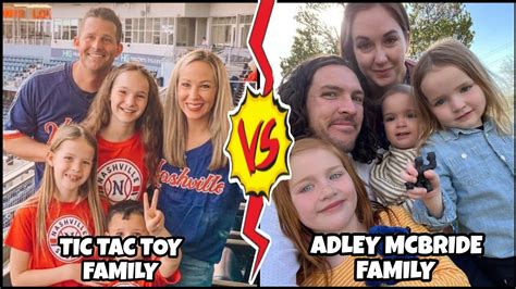 Adley McBride Family vs Tic Tac Toy Family - From Youngest to Oldest 2023 - YouTube