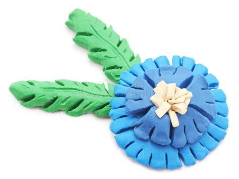 Plasticine flowers. stock image. Image of image, child - 85565429