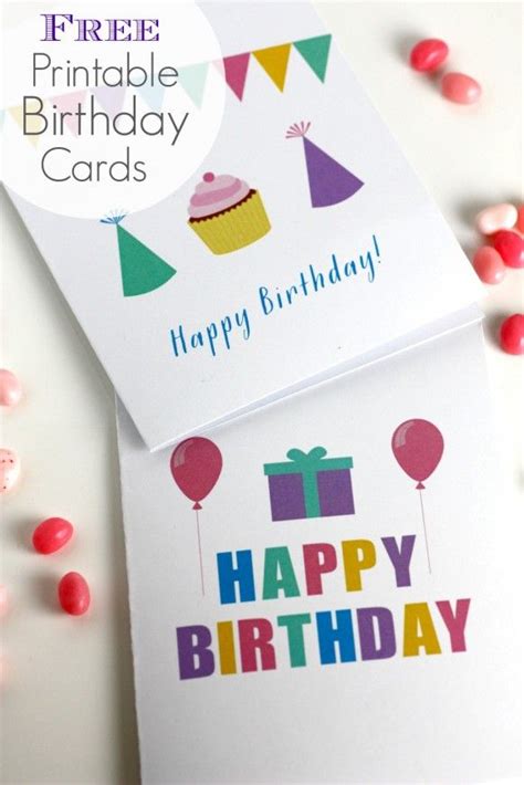 Download These Fun Free Printable Blank Birthday Cards Now! | Free printable birthday cards ...