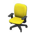 Modern office chair - Yellow | Animal Crossing (ACNH) | Nookea