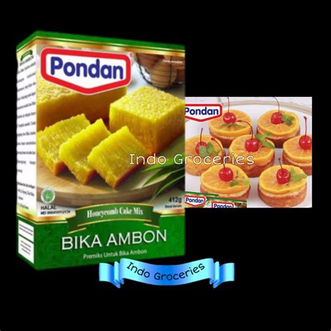 Pondan Bika Ambon (Honeycomb Cake Mix) – 14.1 oz – Indo Groceries