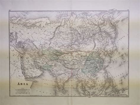 C. 1800 Map of Asia - Etsy