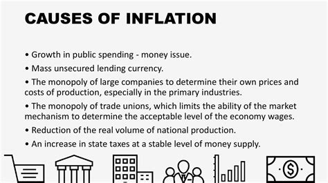 Inflation. Inflation in different economic systems. Causes of inflation - online presentation