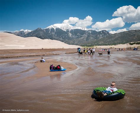 Recreation at Medano Creek in Great Sand Dunes National Pa… | Flickr