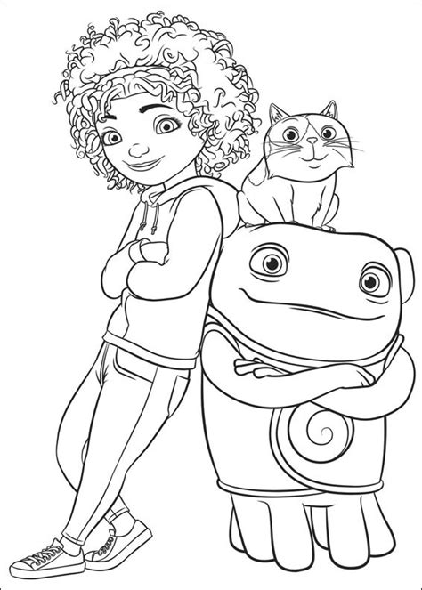 Home (Movie): Coloring Pages & Books - 100% FREE and printable!