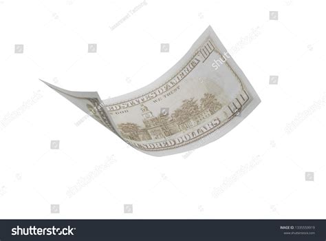 Flying Money Isolated On White Background Stock Photo 1335559919 ...