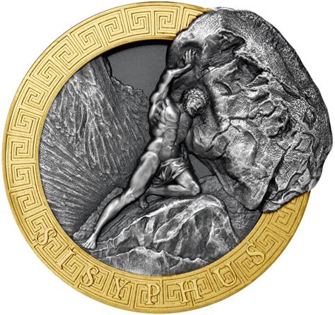 Niue - 2022 - 5 Dollars - Sisyphus / Mythology - NumisCollect