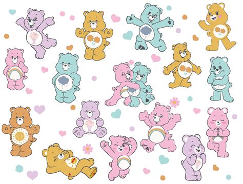 INSTANT DOWNLOAD Care Bears SVG Png Clipart, Care Bears Printable, Care Bears Characters | lupon ...