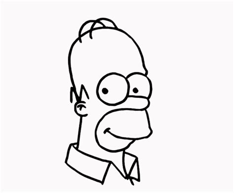 how to draw homer simpson Step by step for kids, In this blog post i will explain how to draw ...