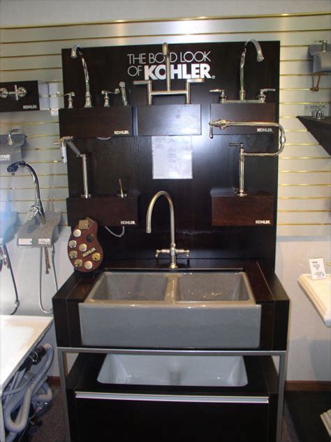 Kohler Apron and Smart Divide Sinks at Brookfield Remodeling Showroom | S & K Pump & Plumbing ...