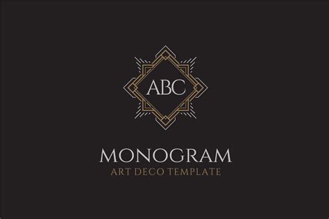 Luxury Art Deco Vintage Monogram Logo Graphic by Enola99d · Creative Fabrica