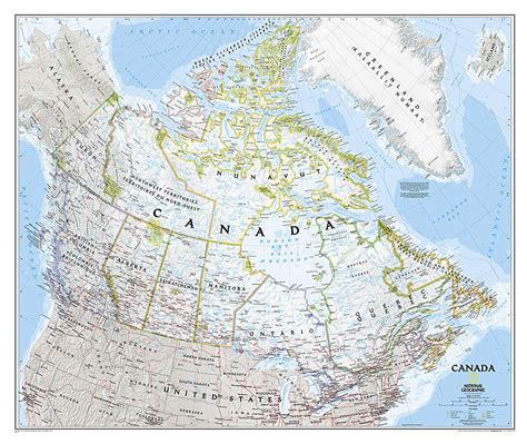 Buy map: Canada, Laminated by National Geographic Maps – YellowMaps Map Store