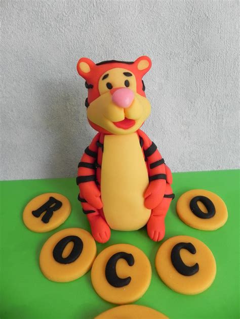 Tigger cake topper fondant tiger birthday cake | Etsy