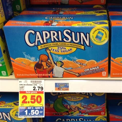 Capri Sun Pouches as low as $0.74 at Kroger! | Kroger Krazy