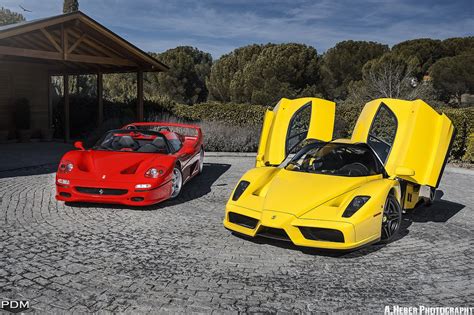 ferrari, Enzo, Supercars, Cars, Italia, Jaune, Yellow Wallpapers HD ...