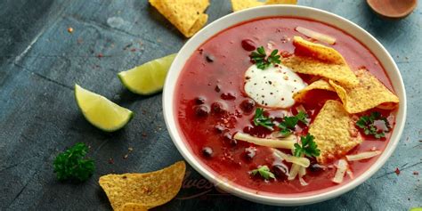 Mexican Chilli Bean Soup Recipe - Tasty Made Simple