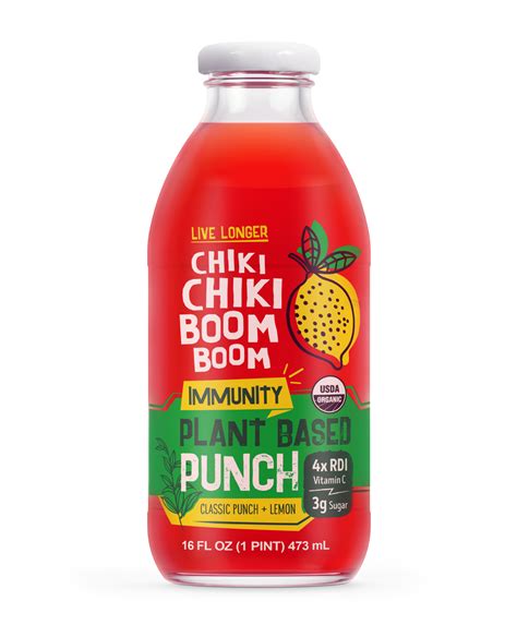 Classic Punch + Lemon | Chiki Chiki Boom Boom | BevNET.com Product ...