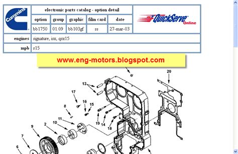 Cummins parts catalog pdf