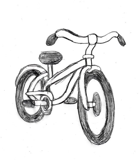 Bicycle Drawing Simple