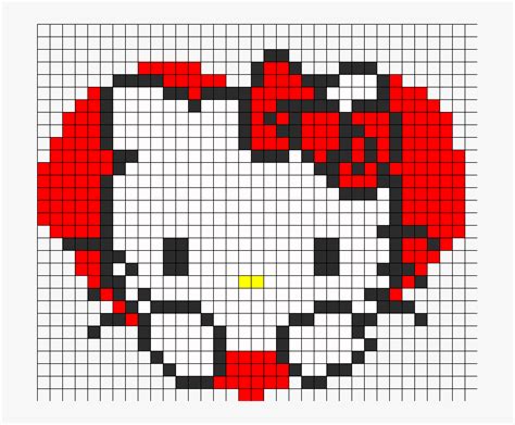 Cute Pixel Art Hello Kitty Easy - Guts (level 2 corporal