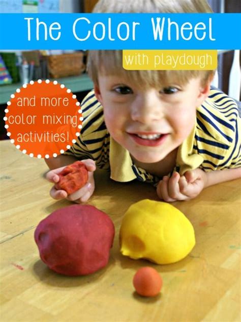 The Color Wheel with Play Dough & more color mixing activities! | Playdough, Color wheel, Color ...