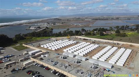 Tesla Megapack battery farm in Moss Landing nearing completion