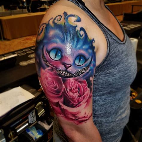 Cheshire cat tattoo