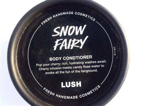 Lush Snow Fairy Body Conditioner Review, Swatches