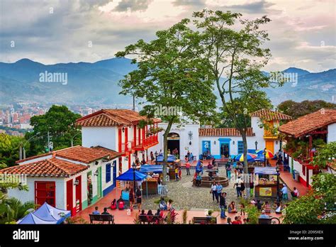 Pueblito Paisa, Cerro Nutibara, Medellin, Antioquia, Colombia, South America Stock Photo - Alamy